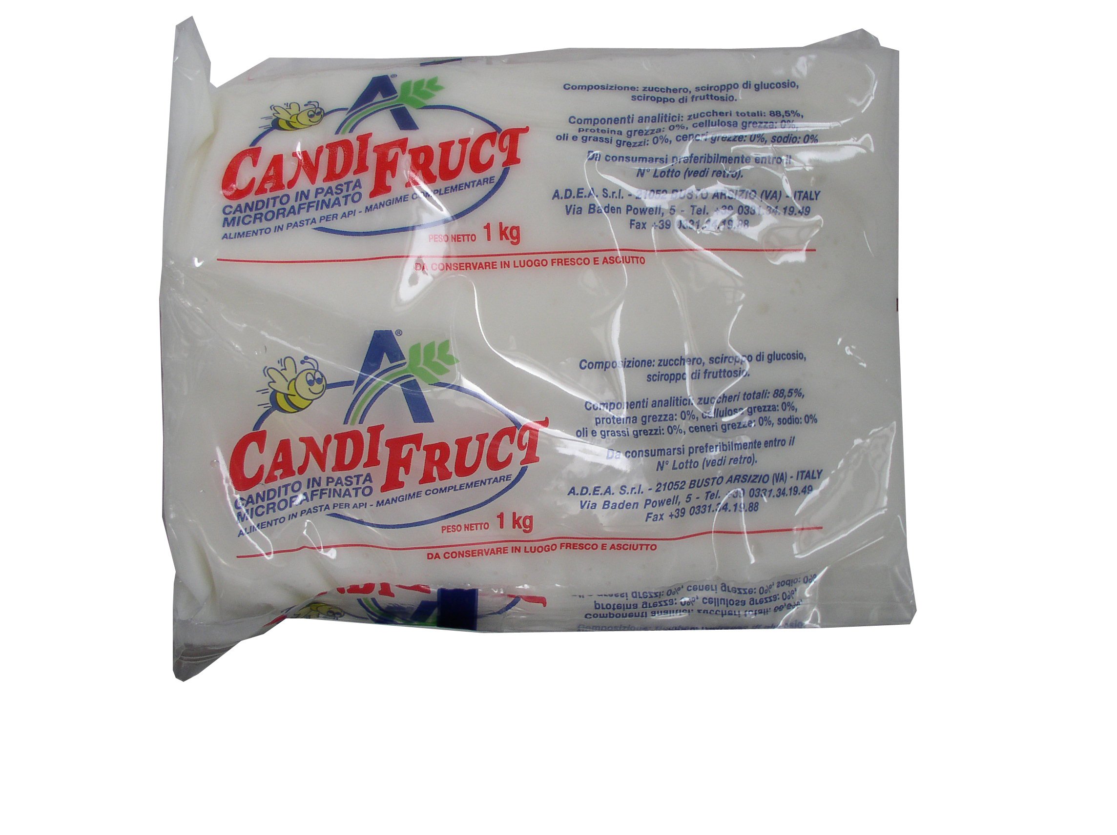 CANDITO in Pasta CANDIFRUCT Mangime complementare per api - 2 confez. da 1 kg