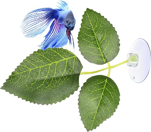 Miniatura 2 de 9 piezas Betta Bed Leaf Hamaca Pad Betta Fish Leaf Pad Betta Fish Hamaca Betta Fish Accesorios Decoración de tanques de plantas para lugar de