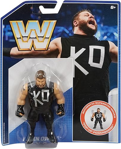WWE Retro Collection Kevin Owens Figura de acción de 4.5 pulgadas