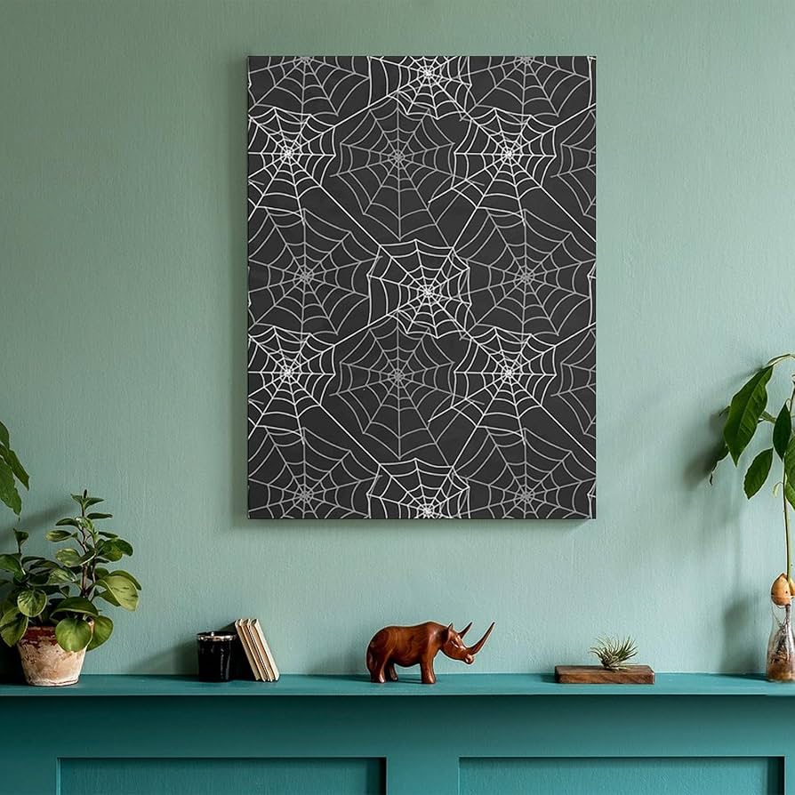 ハンガーラック　蜘蛛　蜘蛛の巣　スパイダー　インテリアアート Amazon.co.jp: アートパネル 蜘蛛の巣 クモ柄 スパイダー