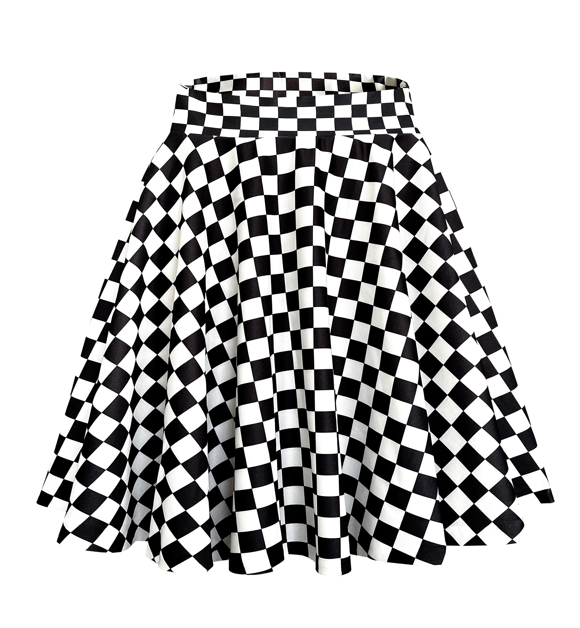 Afibi Casual Mini Stretch Waist Flared Plain Pleated Skater Skirt