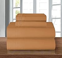 Vista 10 de Elegant Comfort - Juego de sábanas de microfibra de 1500 hilos de calidad hotelera prémium de 4 piezas - Resistente a arrugas, sábana bajera