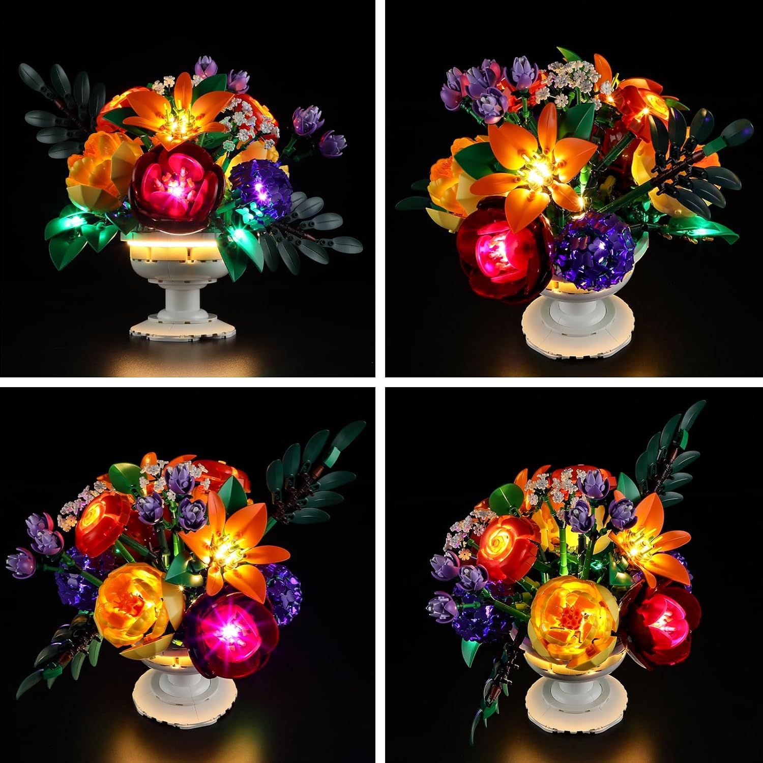 BRIKSMAX Light Kit for Lego-10345 Flower Arrangement -Innovative Led Lighting Compatible with Lego The Botanical Collection - Not Included Lego Set