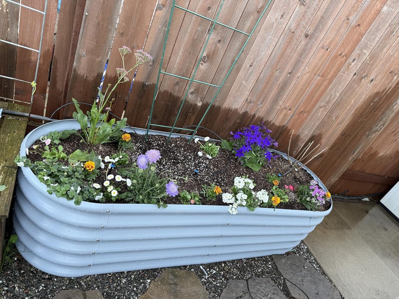 Annoell 18" Tall 6x2x1.5 ft Modular Raised Garden Bed