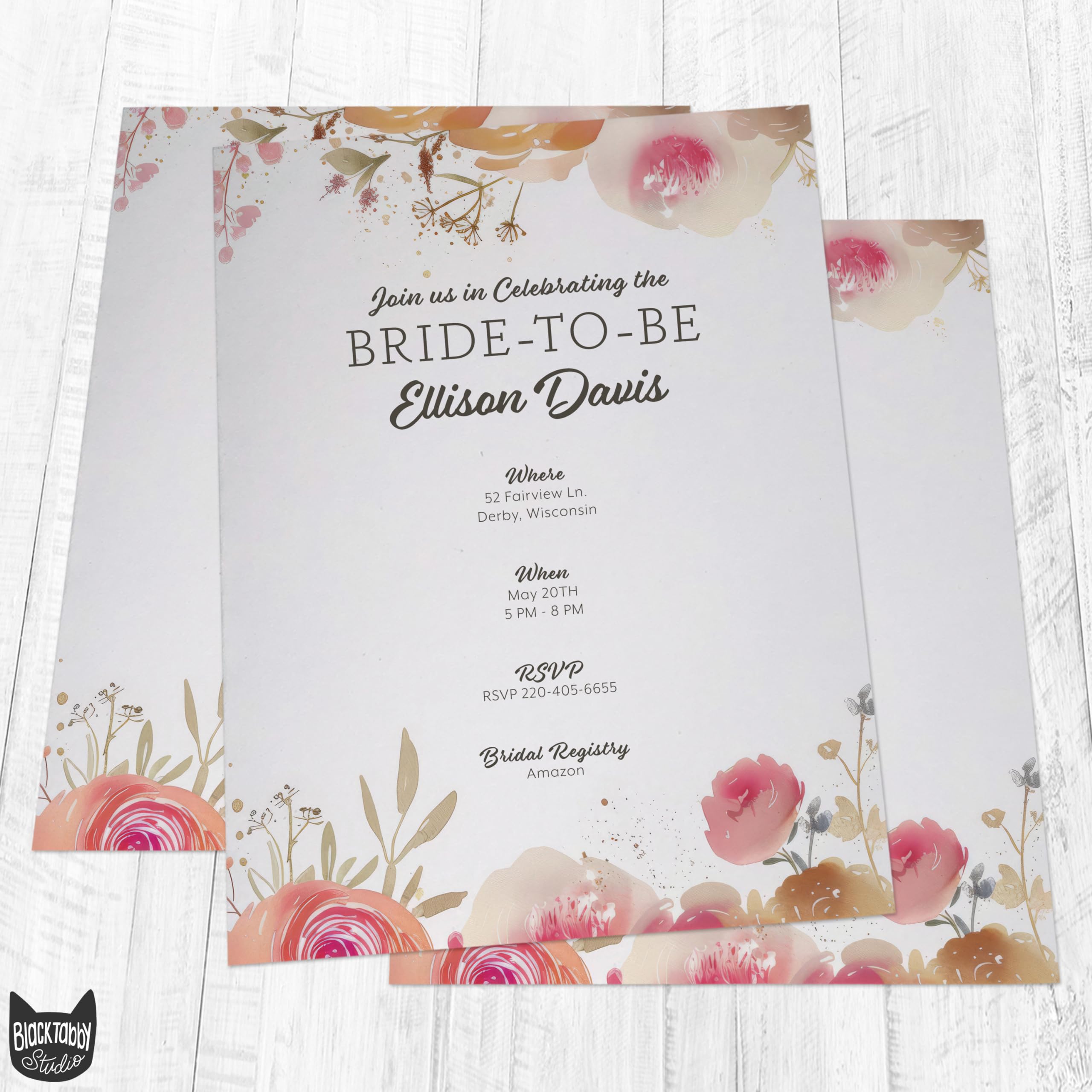 Line Of Roses Floral Stationery Paper - 60 Sheets, 8.5x11", Printer Compatible, For Valentine's, Weddings & Letters - View #7