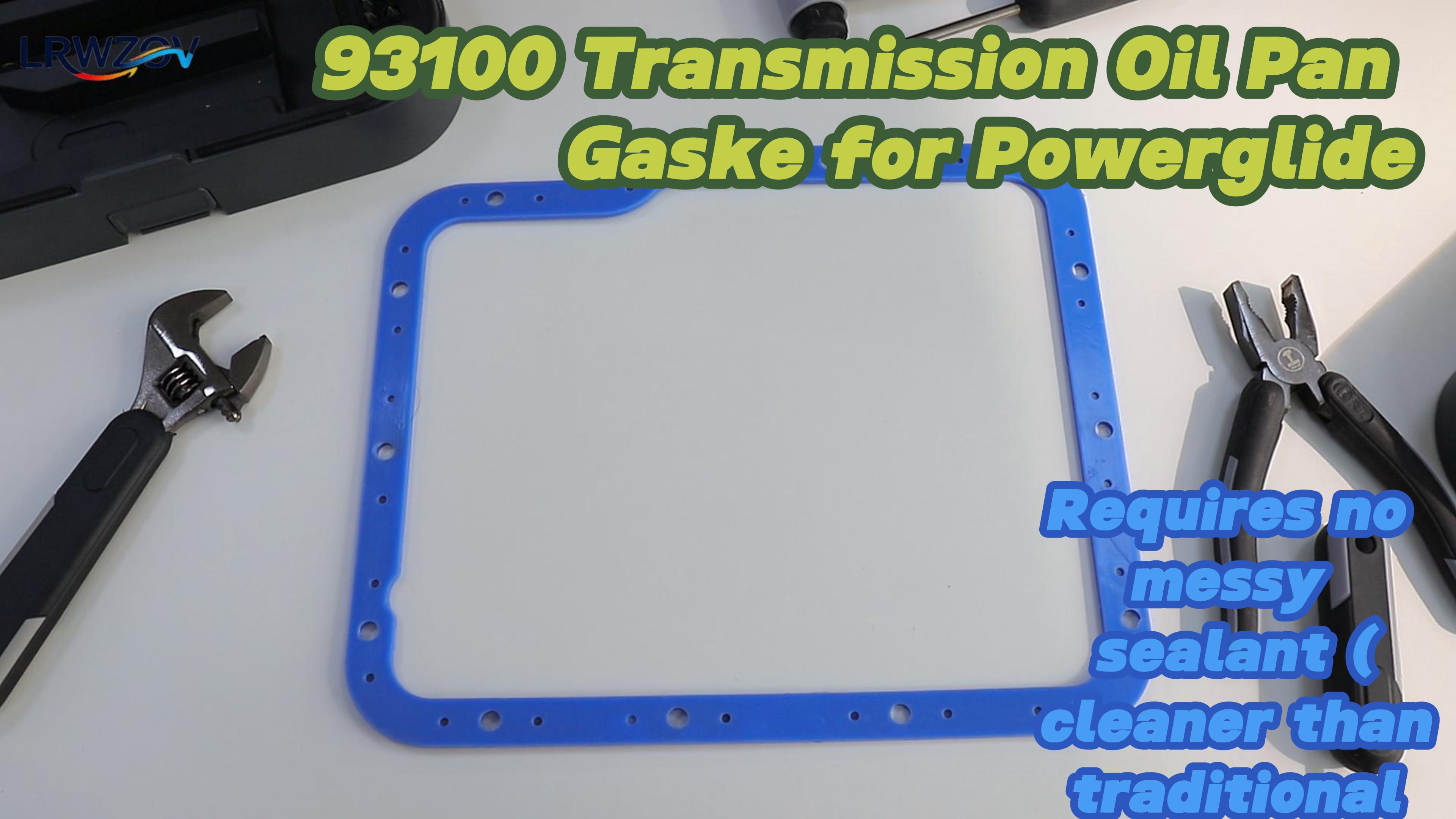 Image of 93100 Transmission Oil Pan Gaske for Powerglide | High Durometer Vulcanized Rubber Molded Over Steel Trans Gasket, No Sealant Needed