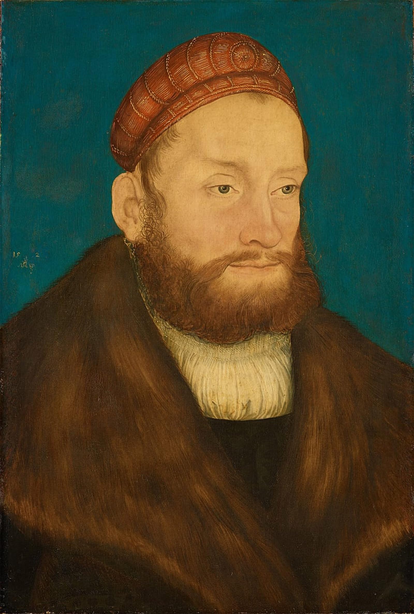 POSTERIIk Vintage Print Pop Art Landscape Artwork Portrait of Frederick the Wiseof Saxony by Lucas Cranach the Elder Art Prints for Office Home Decor 60x90cm
