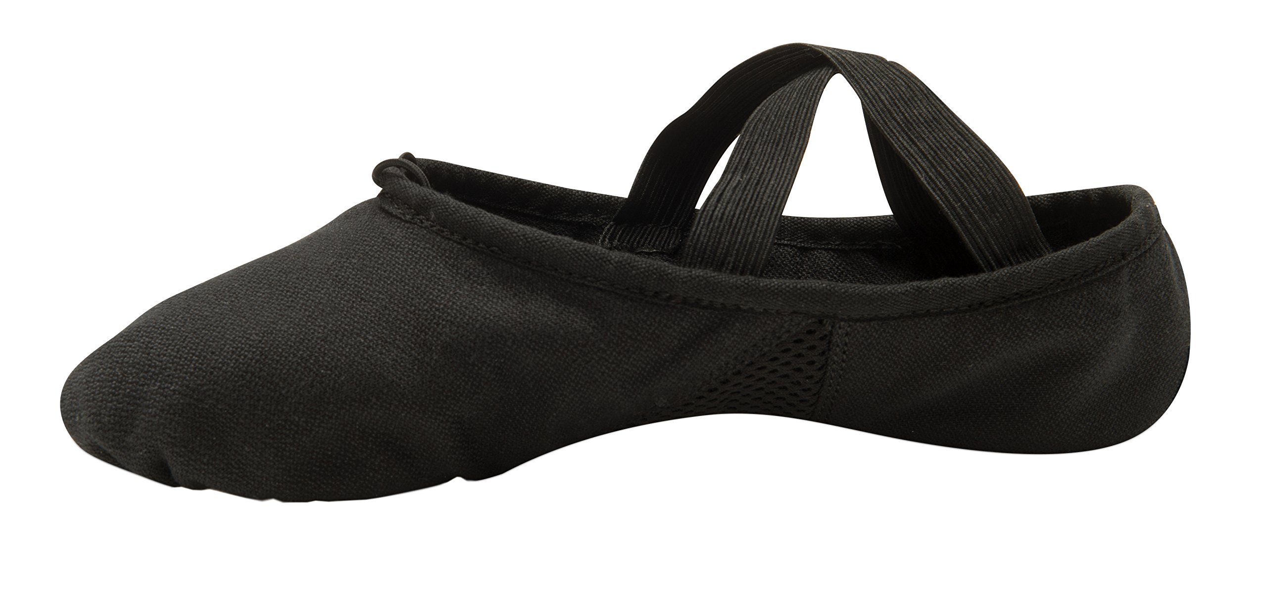 Danshuz Adult Premier Canvas Ballet Shoe (7M Black)