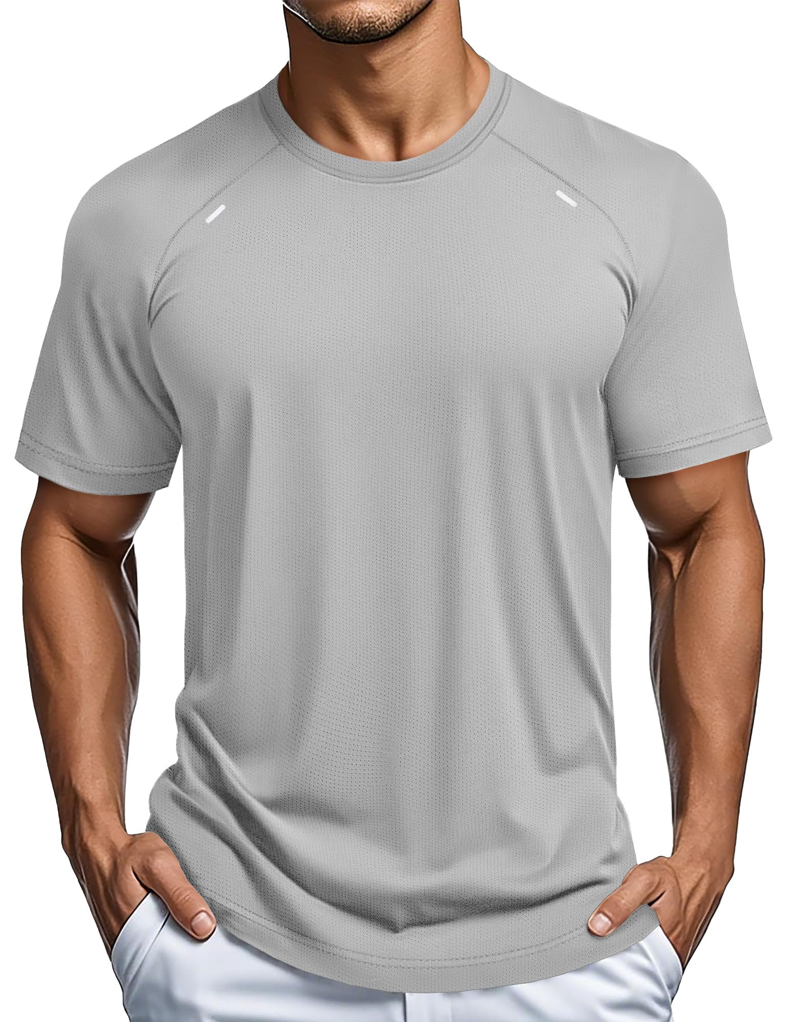 MAGCOMSEN Men's Dry Fit Mesh Shirt