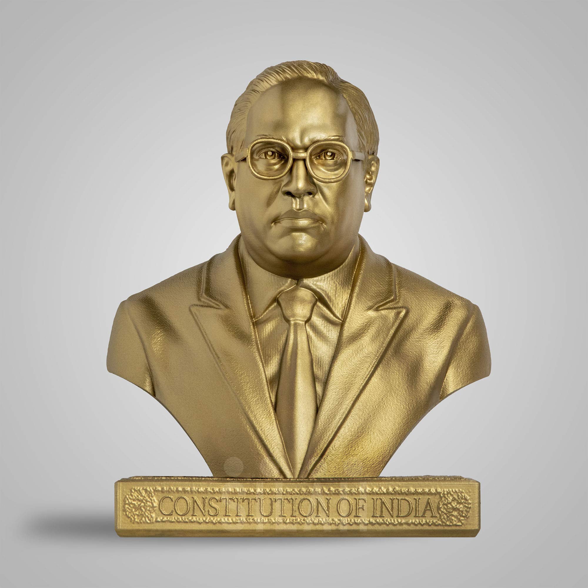 Dr. B.R. Ambedkar Statue - 8 Inch Gold Sculpture, Handcrafted Home Decor & Gift Statue