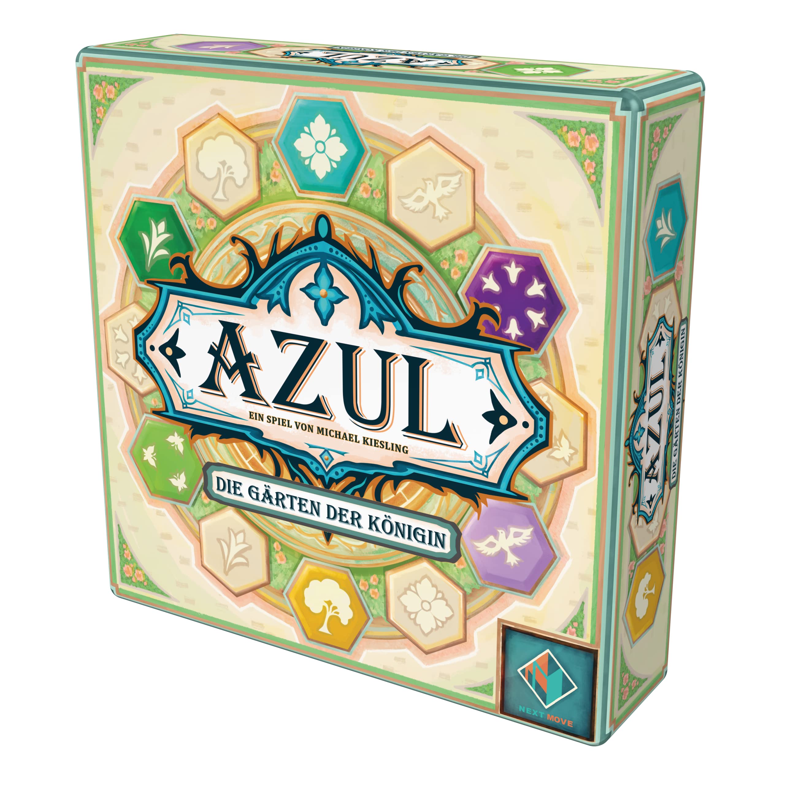Asmodee, Azul - I Giardini della Regina, Gioco di Strategia, 2-4 Giocatori, 10+ Anni, 45-60 Minuti - versione tedesca