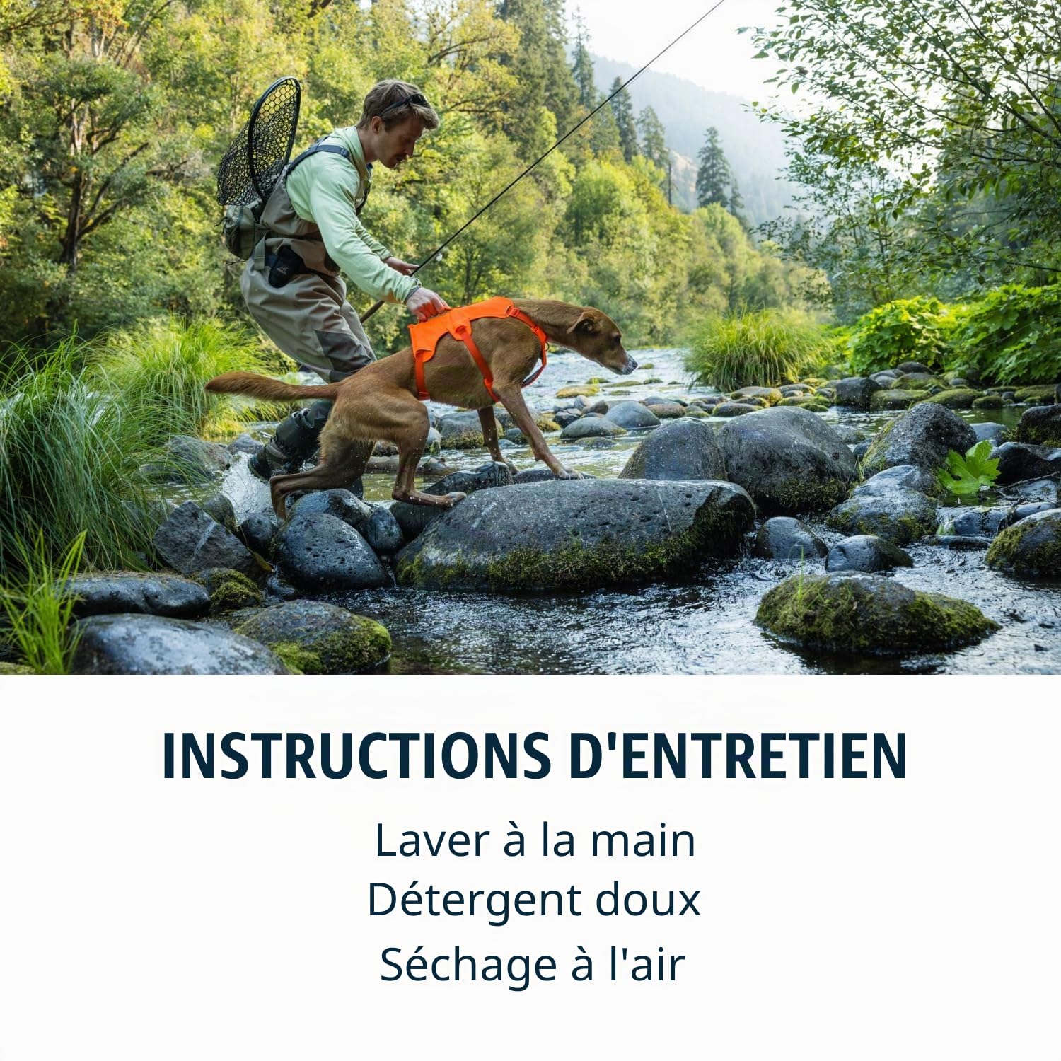 Ruffwear Web Master Harnais pour Chien avec poignée et Boucle améliorée, réglable et léger pour Les promenades et randonnées, Anti-Fuite, sans Traction, Respirant et Confortable, Blaze Orange, L/XL