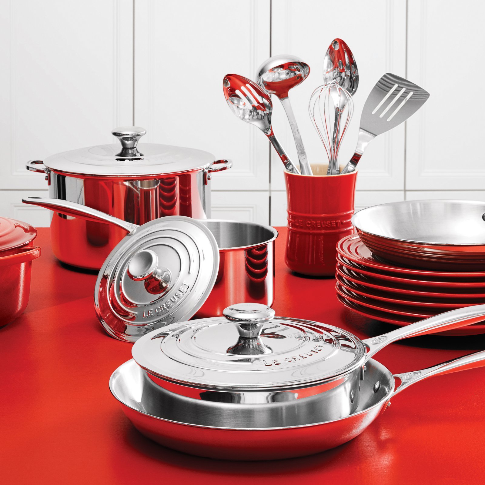 LE CREUSET キッチンツール3点 Amazon.co.jp: Le Creuset (ルクルーゼ) カラトリークロック 2 1/2