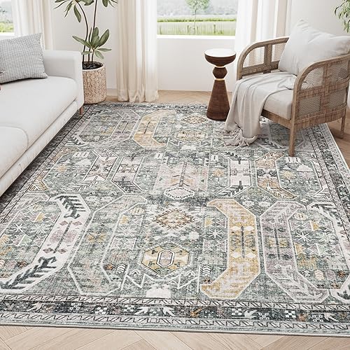 Miniatura 21 de Alfombras antideslizantes de 2.6 x 8 pies de befbee, alfombras resistentes a las manchas para pasillos, cocina y entrada, alfombras lavables