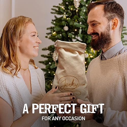 Miniatura 4 de Bolsa de regalo Extra Mile deliciosos bastones de carne en bolsas de estilo anticuado el mejor regalo para hombres palitos de carne de res venado