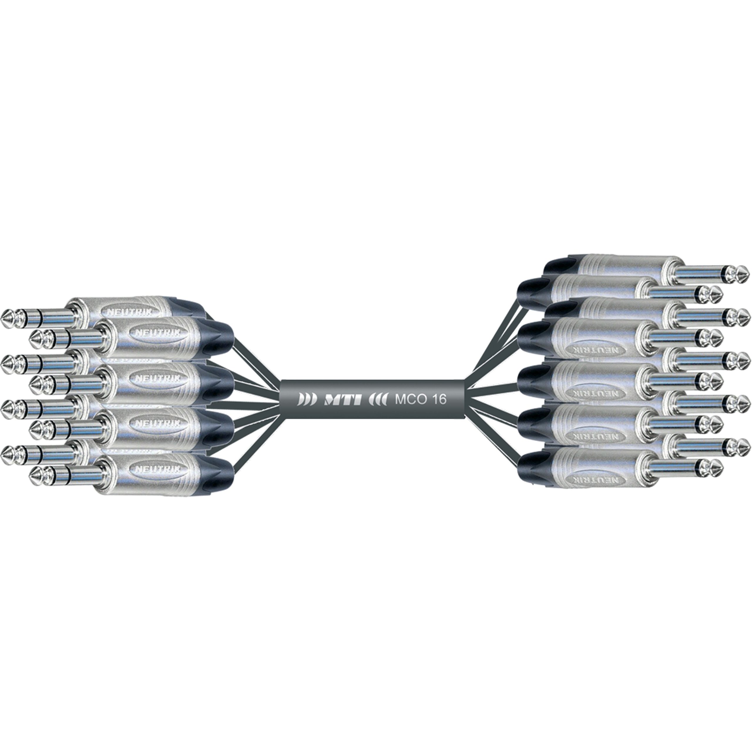 Music Store MCO 1.5PPE8-16Y, Multicore 1.5m, Insertcore, 16xMoKli, 8xSteKli, Analoge Multicore Kabel