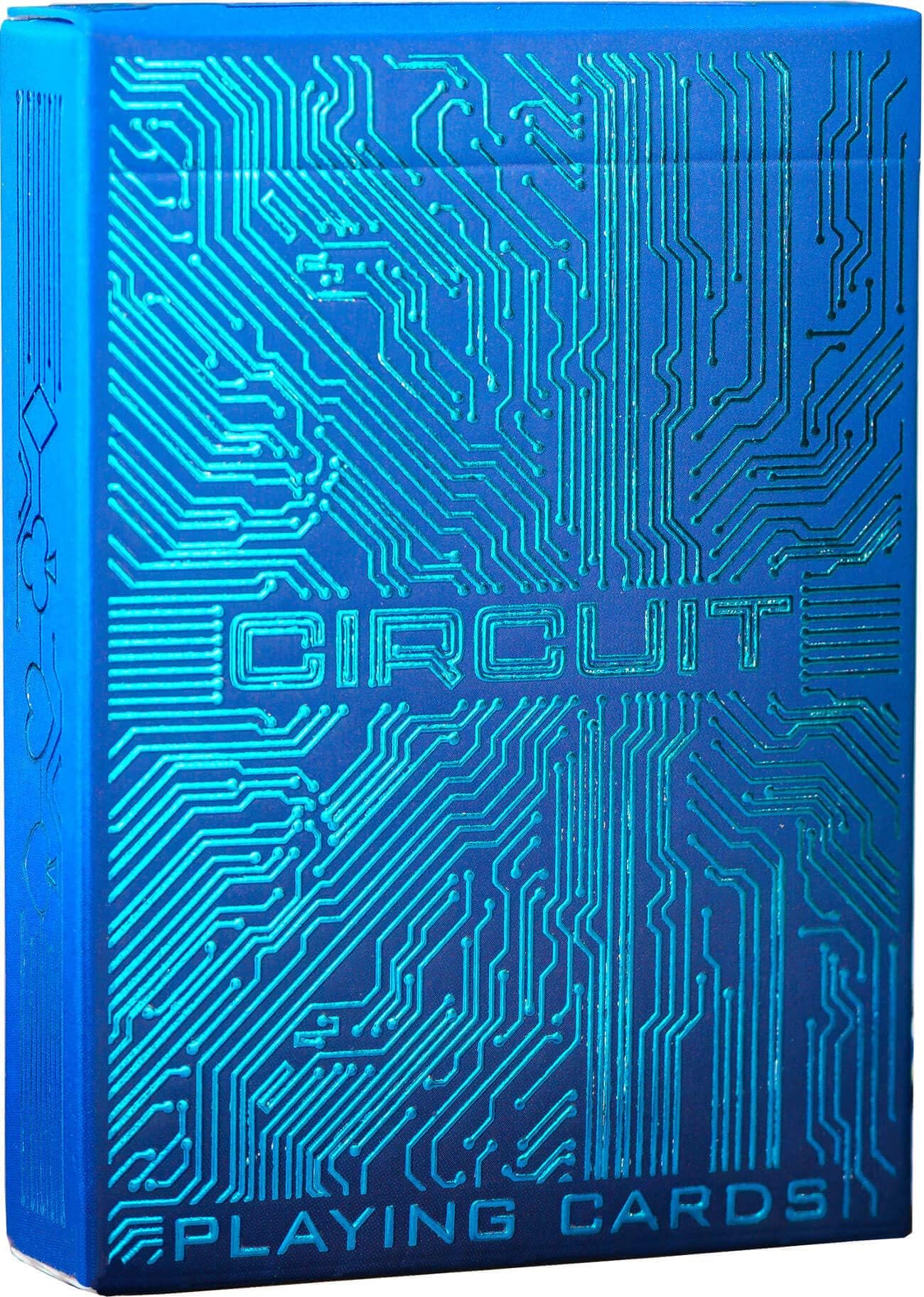 Circuit Playing Cards, Creative Deck of Cards with Free Card Game eBook, Premium Card Deck, Cool Poker Cards, Unique Bright Colors for Kids & Adults, Computer Themed, Black Playing Cards