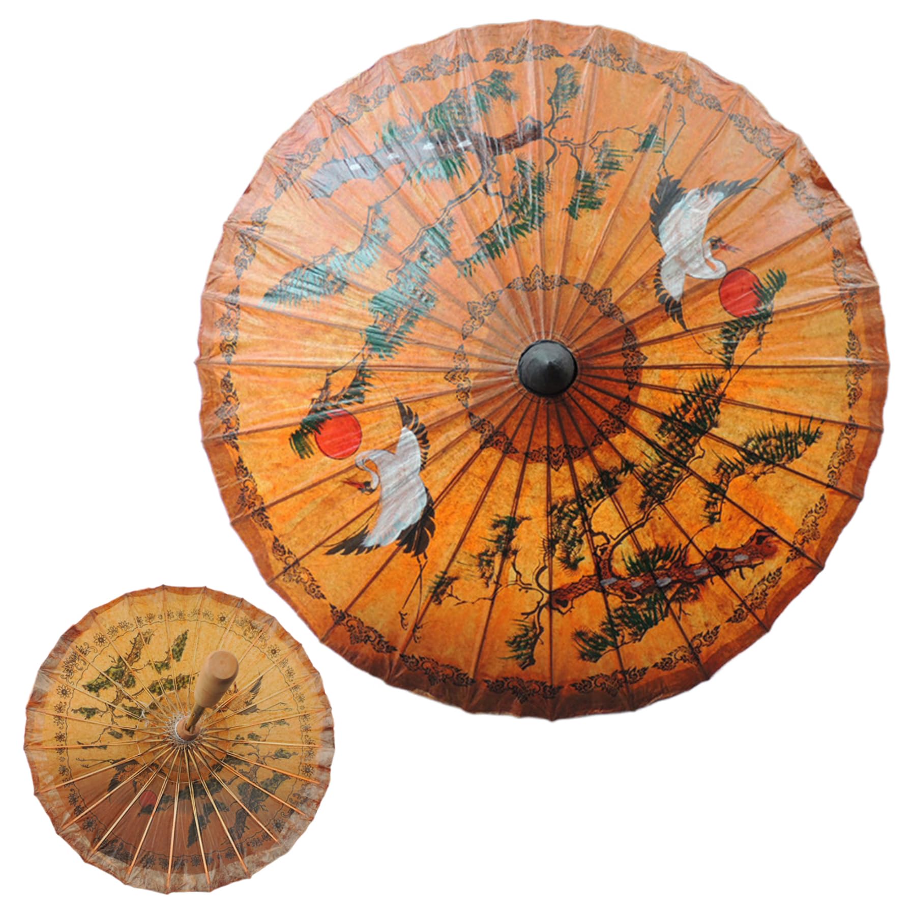 Ombrello Di Carta Per Feste Parasolo Giapponese, Ombrello Giapponese Da 32 Pollici Oliato Classico Ombrelli Cinesi Per Donne Danza Parasole Con Osso Di Bambù Per Costumi Ombrello Per Bambini