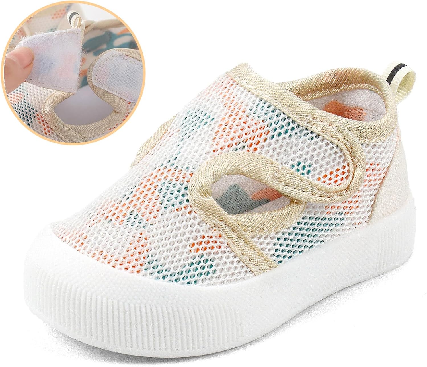 Baby Boy Girl Sandals Lightwight Breathable Summer Mesh Sneakers Non-Slip Toddler First Walking Shoes 6 12 18 24 Months