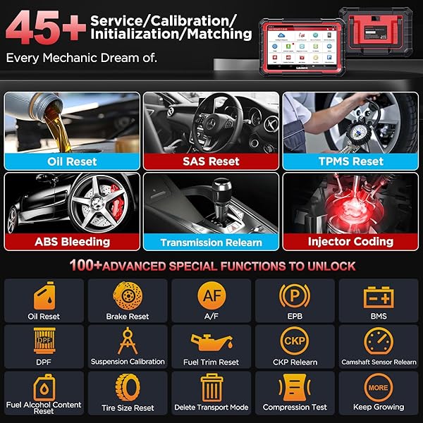 LAUNCH X431 Pro Elite OBD2 Diagnosis Coche Multimarca, Diagnóstico Avanzado de Todo el Sistema Bi-direccional Maquina Diagnosis Coche, 45+ Azzerare, Codificación ECU, CANFD & DoIP, Guiada V.A.G. - 5