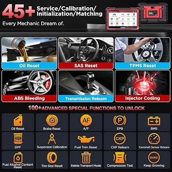 LAUNCH X431 Pro Elite OBD2 Diagnostic Tool Scanner,ECU Coding&Bi-Directional,Actuation Test,Full System Diagnostics,45+ Service Functions,CANFD & DOIP,SGW License Function,Expand Module,2 Years Update