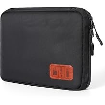 Cable Bag Electronic Cable Organiser, Universal Cable Organiser Bag with 5 Pieces Cable Ties, Travel Cable Bag for Charging Cable, Mobile Power Supply, Charger, Hard Drives