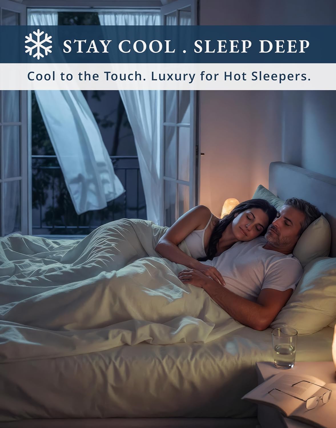 100% Egyptian Cotton Queen Size Sheets – Premium 1000 Thread Count Sheets, 15" Deep Pocket Queen Sheet Set, Silky Sateen Weave, Breathable & Fade Resistant, Soft Luxury Bedding For Holiday Home -Linen - Image 7