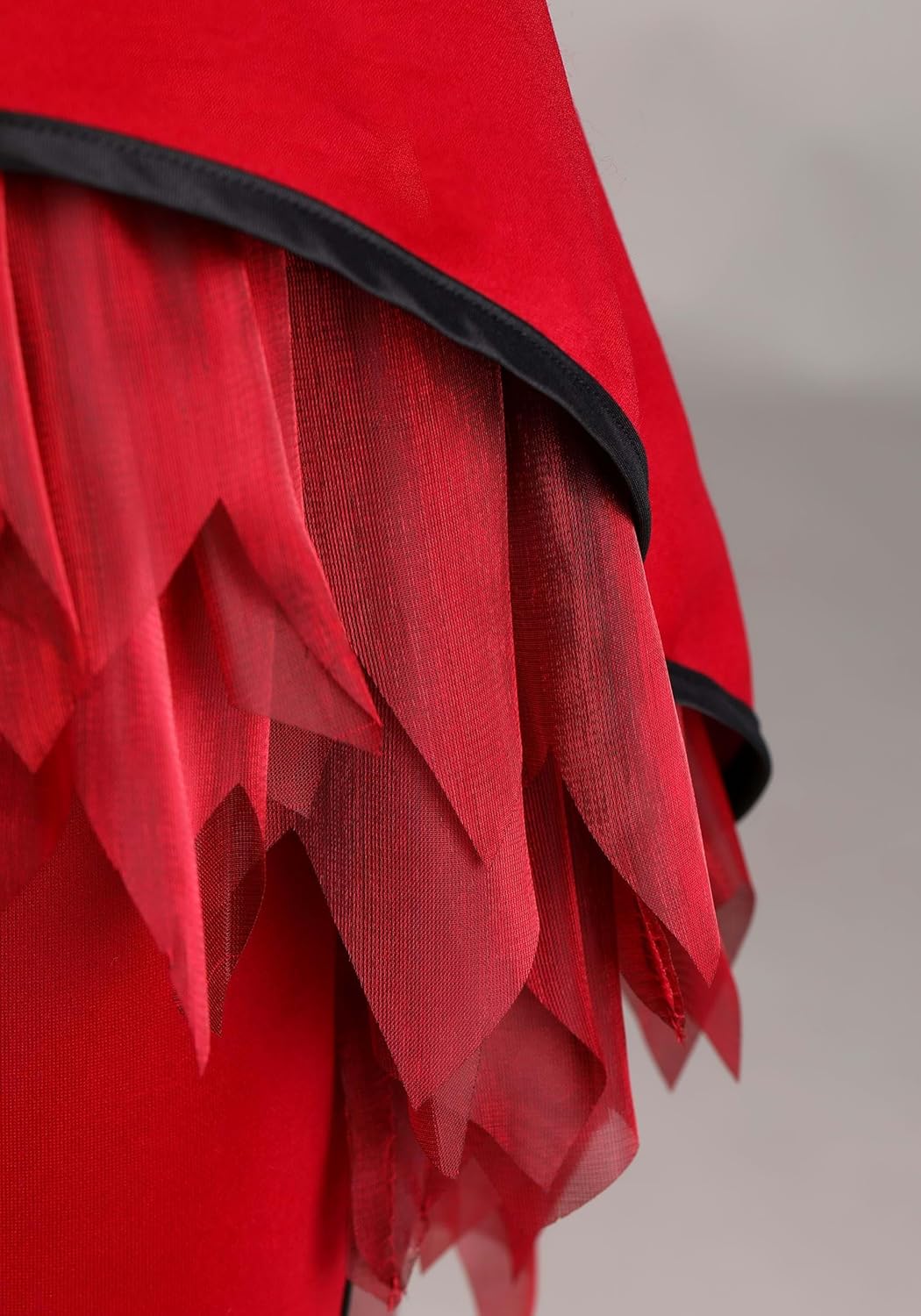 Girls Dazzling Devil Costume with Jacket, Pants, Top, Wings, & Headband | Outfit for Halloween Play Pretend Dress Up - Image 7