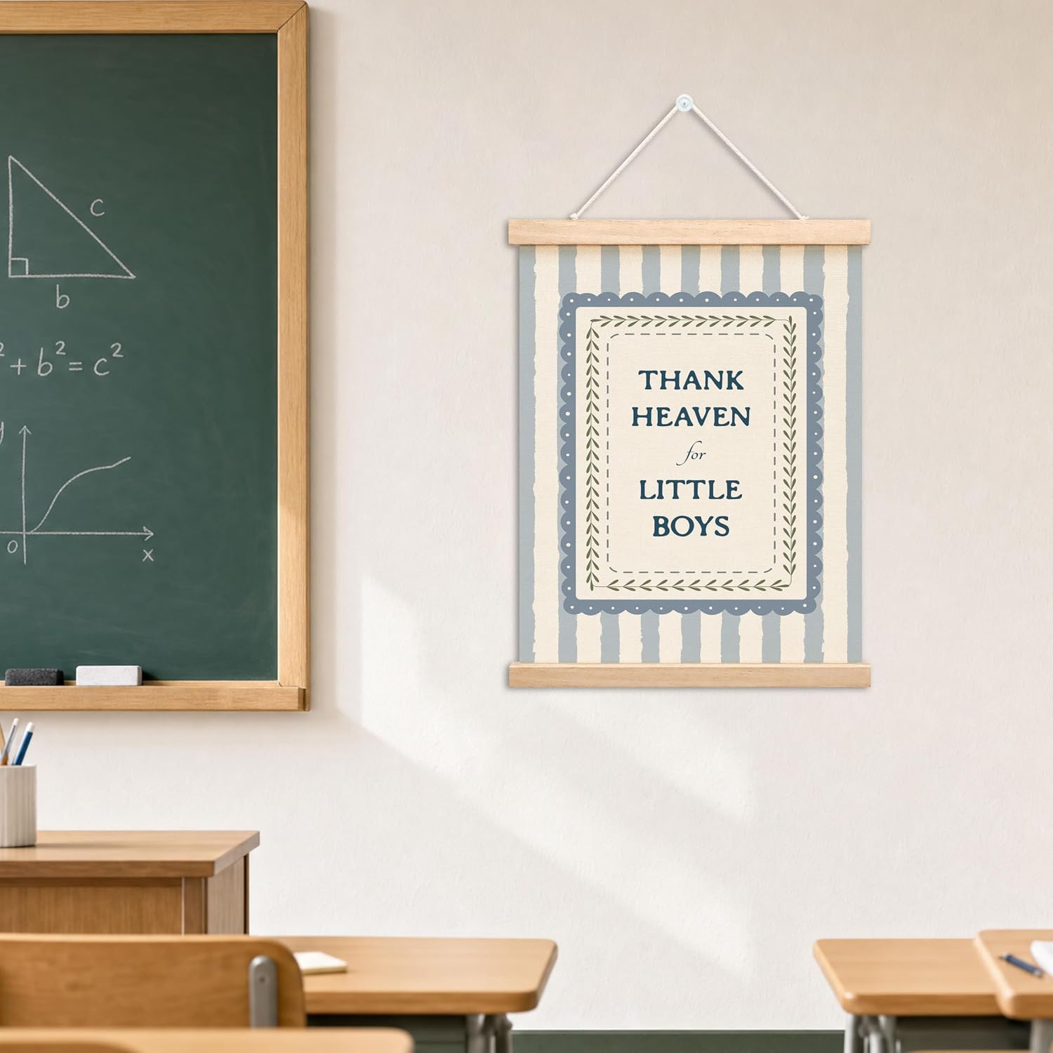 JZALOR Boys Room Poster Hanger Frame Hanging Banner image 5