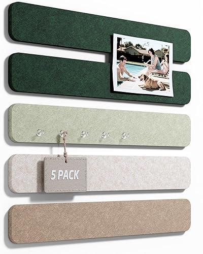 Vista 33 de Fluxynara 6 piezas de decoración de pared con flores de margaritas de fieltro, tablero de anuncios de margaritas para guardería y habitación de Rosa