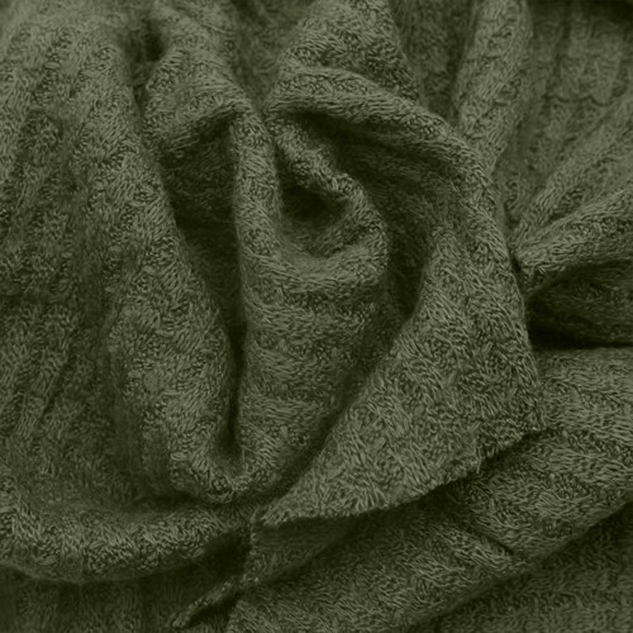 Stylish FABRIC The Yard - Tela de punto abierto de rayón y elastano de 59 pulgadas de ancho, peso medio, para costura, ropa, diademas, decoraciones, escuela, hogar y proyectos de bricolaje, verde