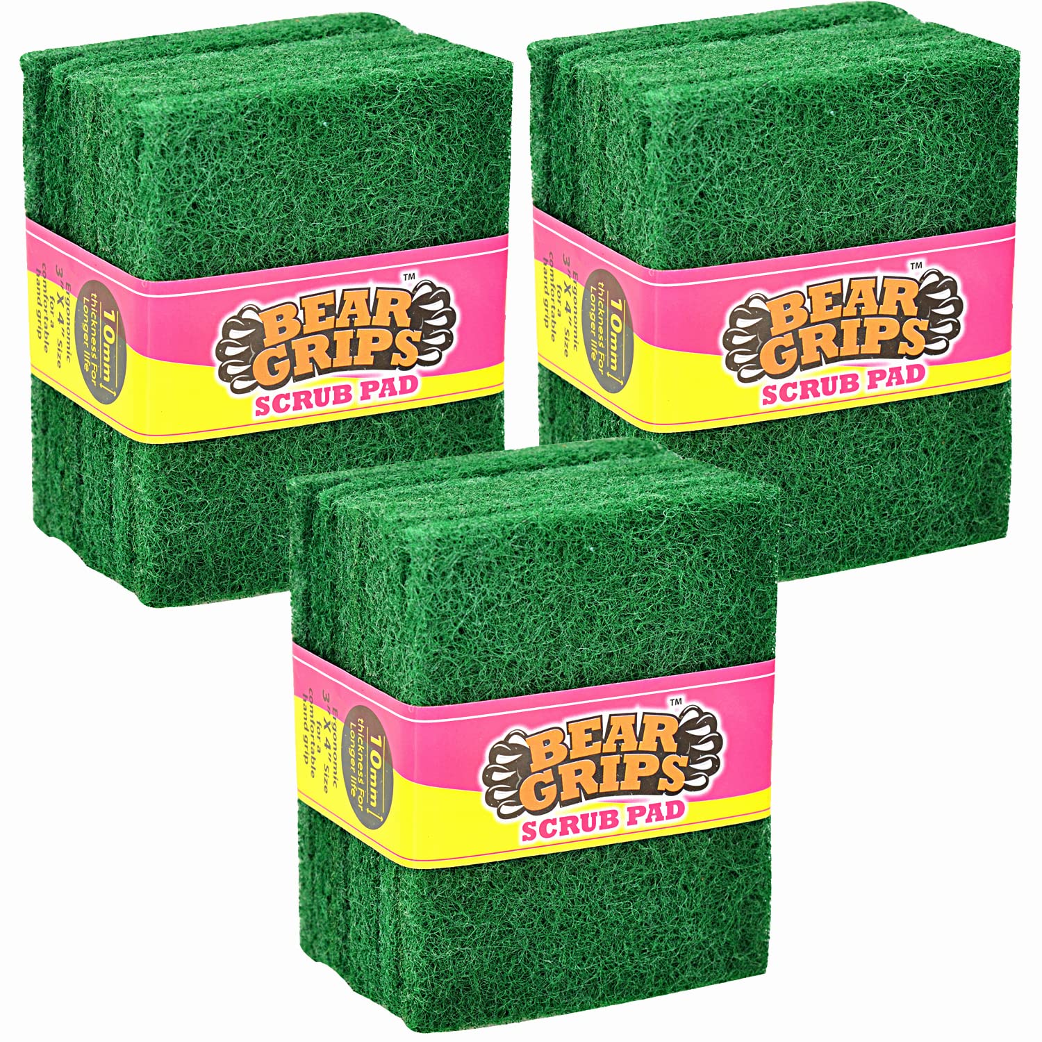 Scrub pad for Utensils Cleaning in Kitchen Long Lasting Stain Removal Scrubber - Pack of 21