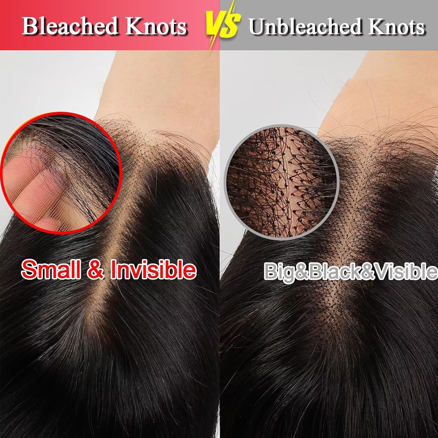 Aaliweya 5x5 Skinlike Real HD Lace Closure Wigs Human Hair 5x5 Body Wave Closure Wig for Women Pre Plucked 200% Density Glueless Wig Super Soft Natural Black 24inch