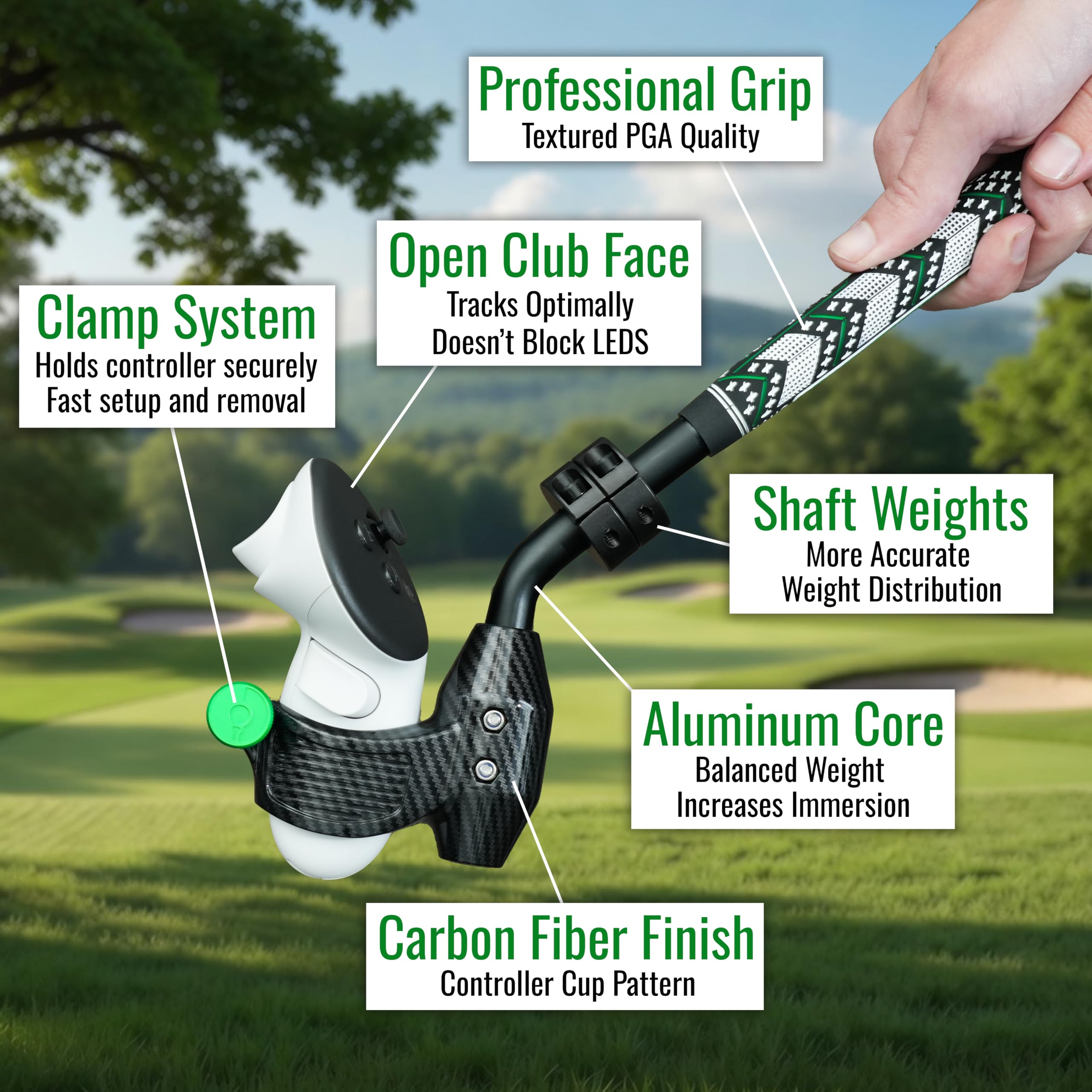 Amazon.com: DeadEyeVR - DriVR Ace - Golf Club for Quest