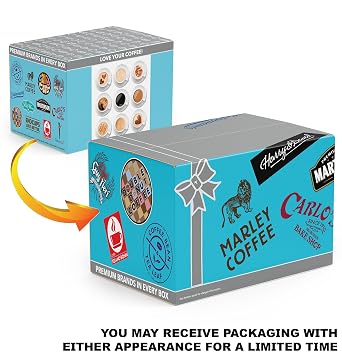 Crazy Cups Flavored Coffee Pods Variety Pack for Keurig K Cups Brewers, Assorted Flavored Coffee Sampler, 36 Count(Pack of 1)