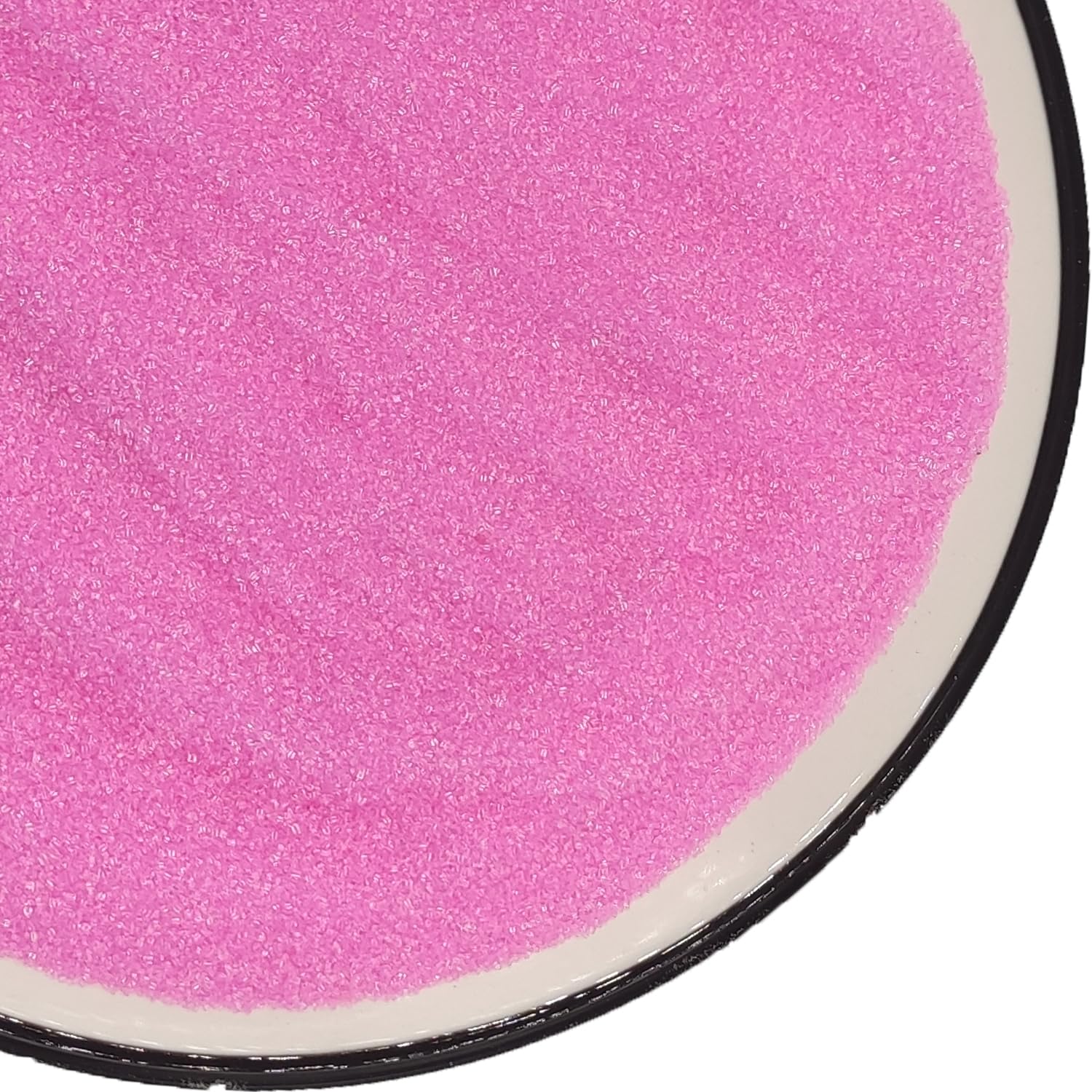 Edible 5 Ounce Fine Decorative Pink Sanding Sugar Sprinkles for Baking, Sparkling Crystals for Cakes, Cookies, Cupcakes, Ice Cream Topping and Rimming