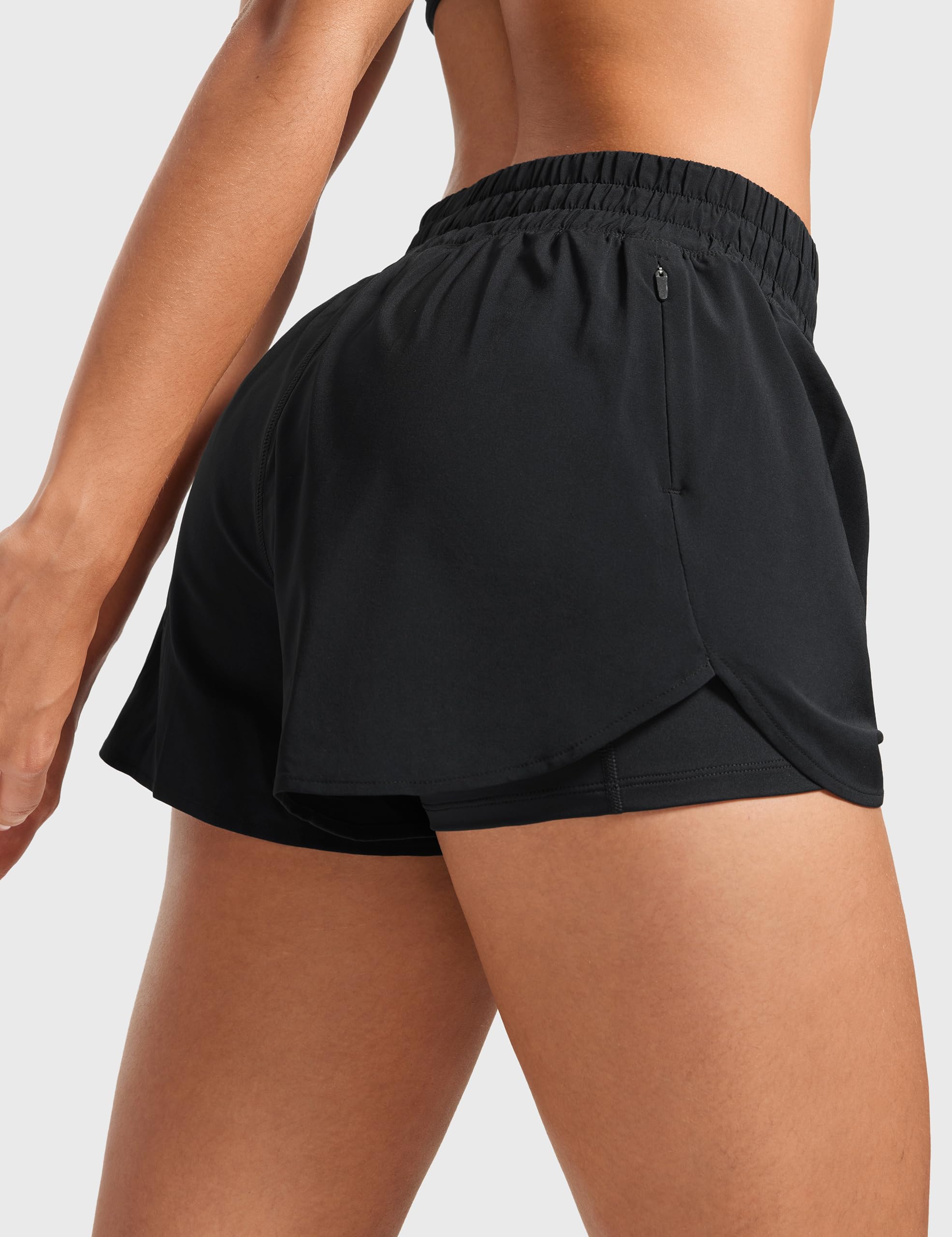 INGIA 2 in 1 High Waisted Running Shorts for Women 3