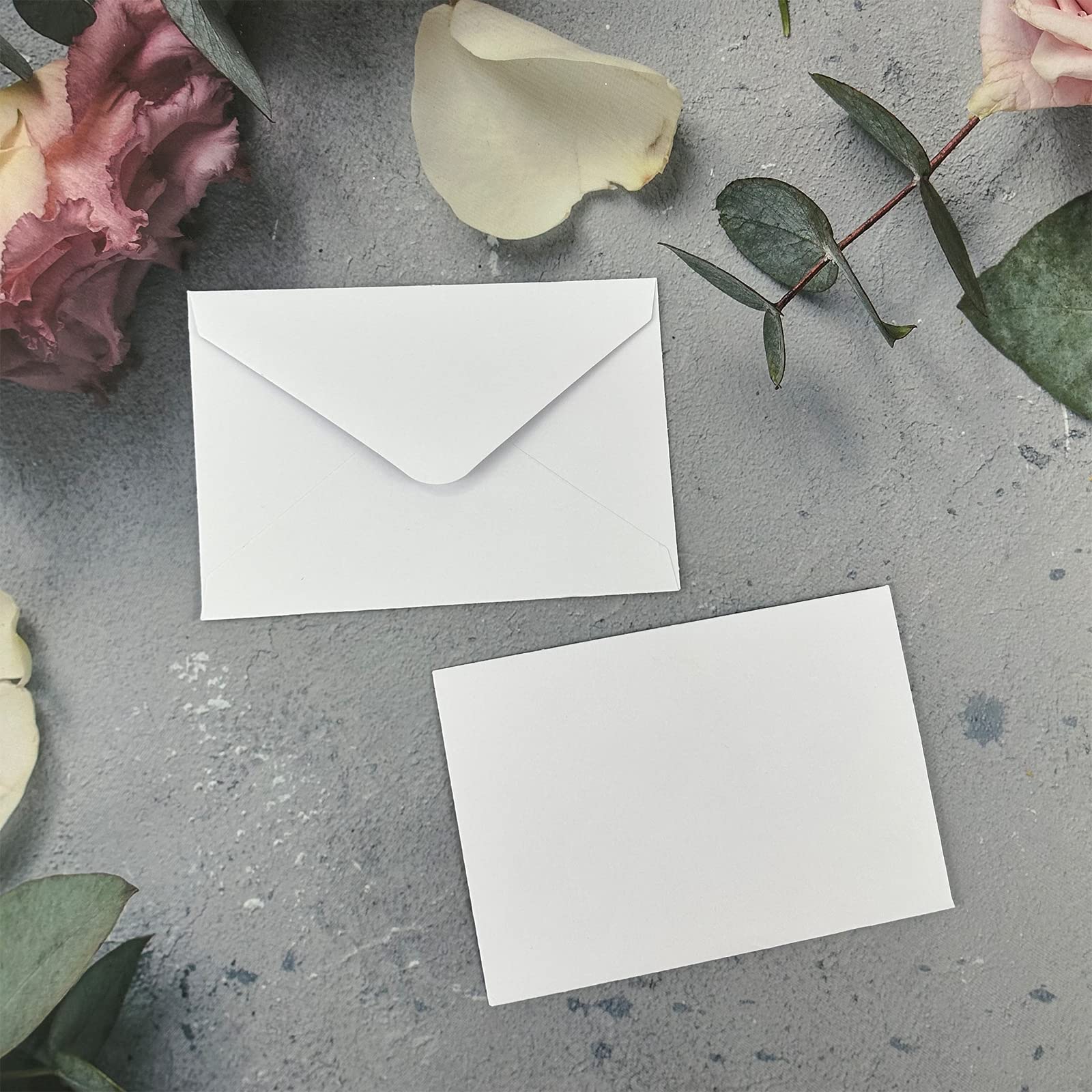 150 Packs of Gift Card Envelopes, white Mini Envelopes, Gift Card Holder, Business Card Envelopes (4"x2.75") (White)