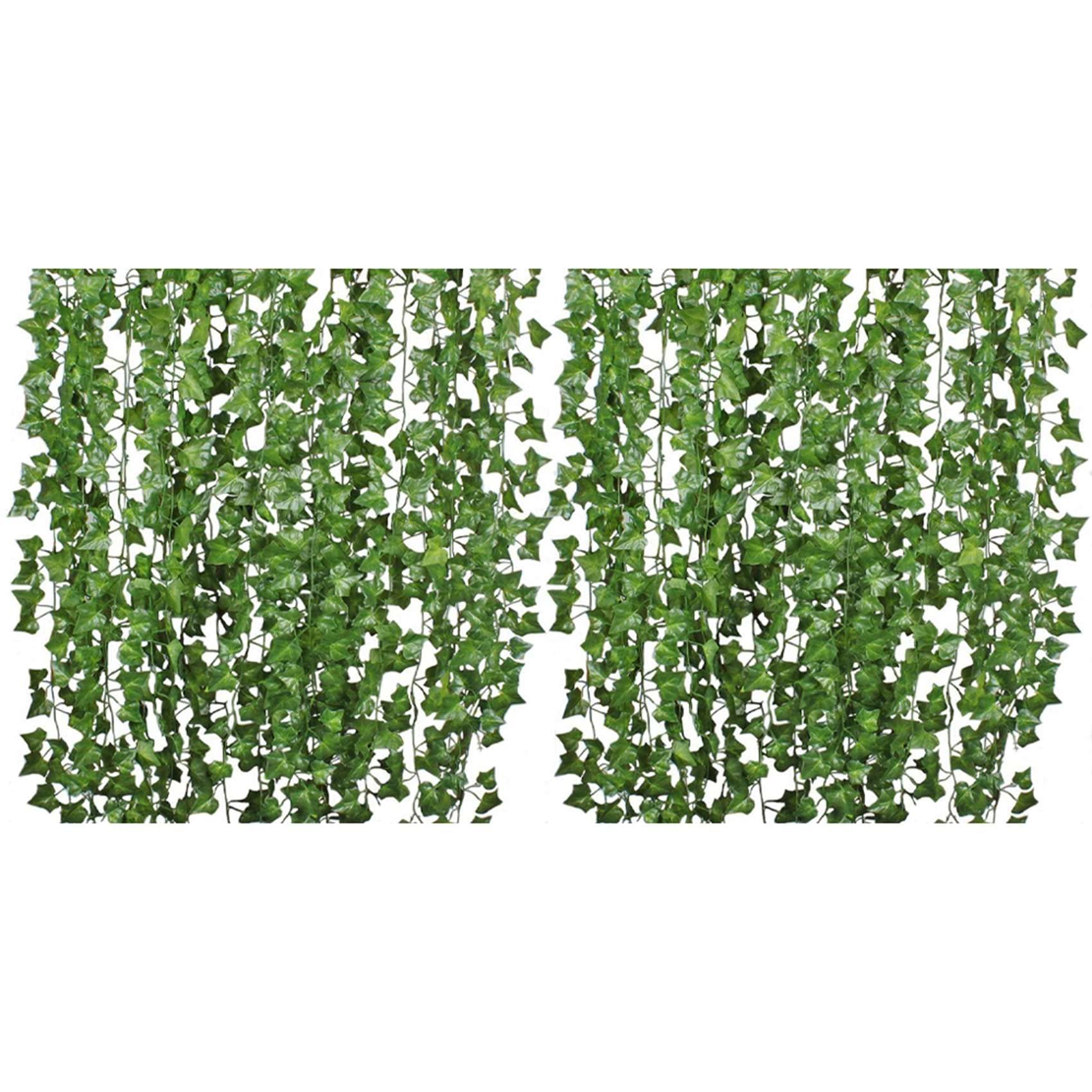 Vigne suspendue artificielle de 84 pieds au feuillage vert dense