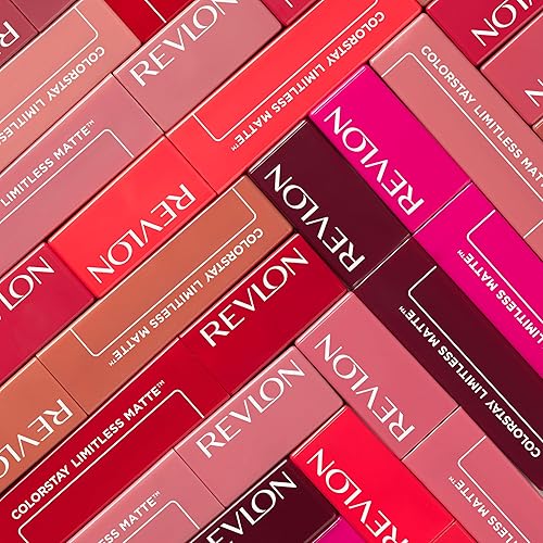 Miniatura 12 de REVLON Lápiz labial líquido mate ColorStay Limitless, fórmula vegana, mate sin doblar, lápiz labial de larga duración, ligerocómodo, impermeable,