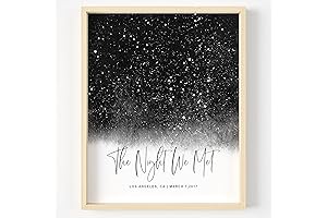 Customized Personalized Star Map Print of Special Occasion, Wedding Anniversary, Romantic Engagement...