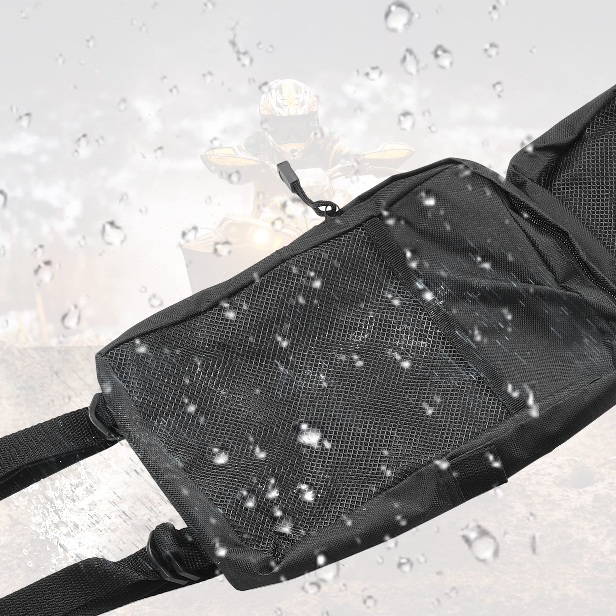 Amazon.com: X AUTOHAUX 2-Pack Black Quad ATV 4-Wheeler