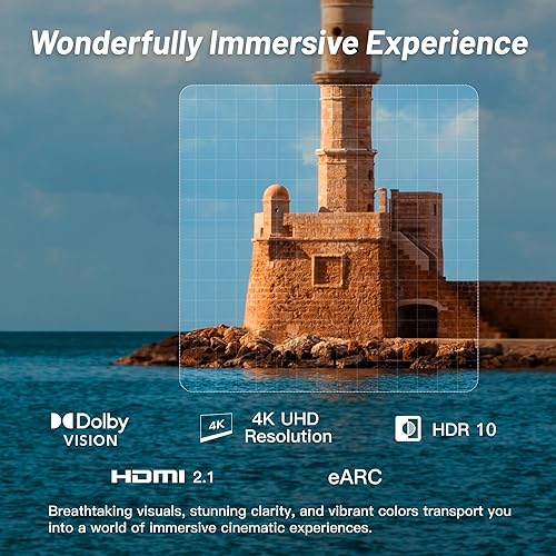 Miniatura 2 de FPD Smart TV de 55 pulgadas con Google TV 4K UHD con Google Play y Google Cast integrado, HDR 10, Dolby Vision Dolby Atmos, MEMC, control remoto por