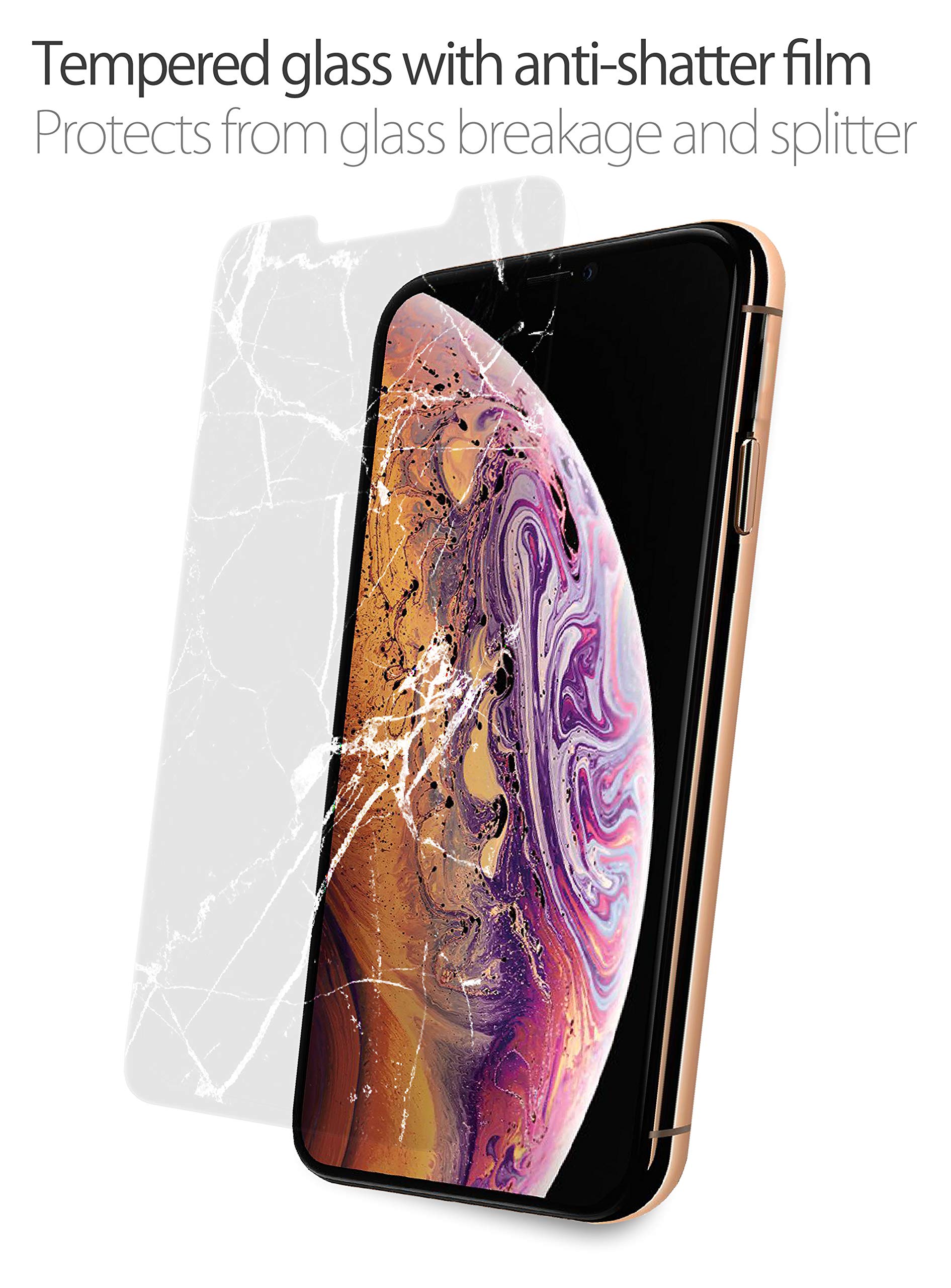 PELLICOLA IN VETRO TEMPERATO Per APPLE IPHONE XS Protezione Schermo