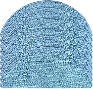 McbeAn Compatible for Okami U100 Plus Robotic Vacuum Cleaner Side Brush Hepa Filter Mop Rag Cloth Replacement Part Spare Accessories10 Mop Cloth