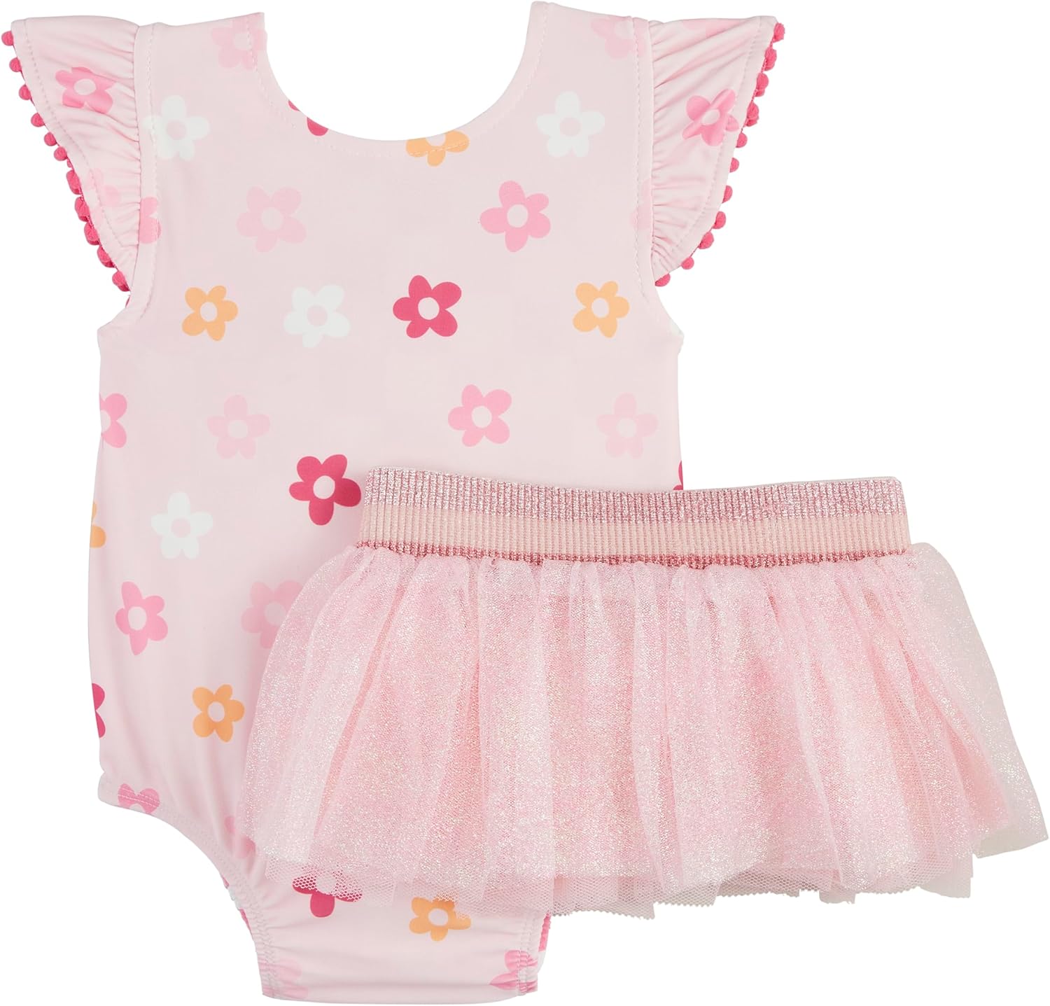 Mud Pie Baby Girls Children's Daisy Check Rev 1pc