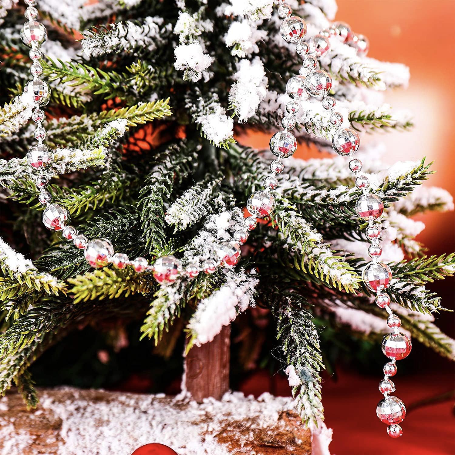 1 Rotolo Di Perle Finte Lucide Ghirlanda Fai Da Te Decorazioni Per - Foto 4