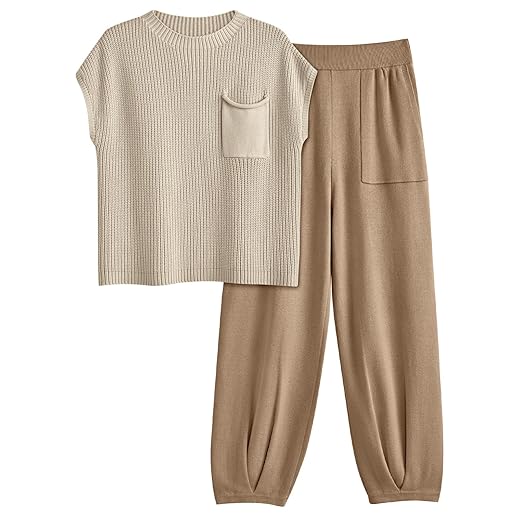 How To Pack In One Day - Pack In One Day LILLUSORY Two 2 Piece Outfits Womens 2023 Fall Summer Fashion Matching Lounge Sets Sweatsuits Sweat Suits Outfits Cozy Knit Sweater Loungewear Set Clothes Clothing Oversized Sweaters