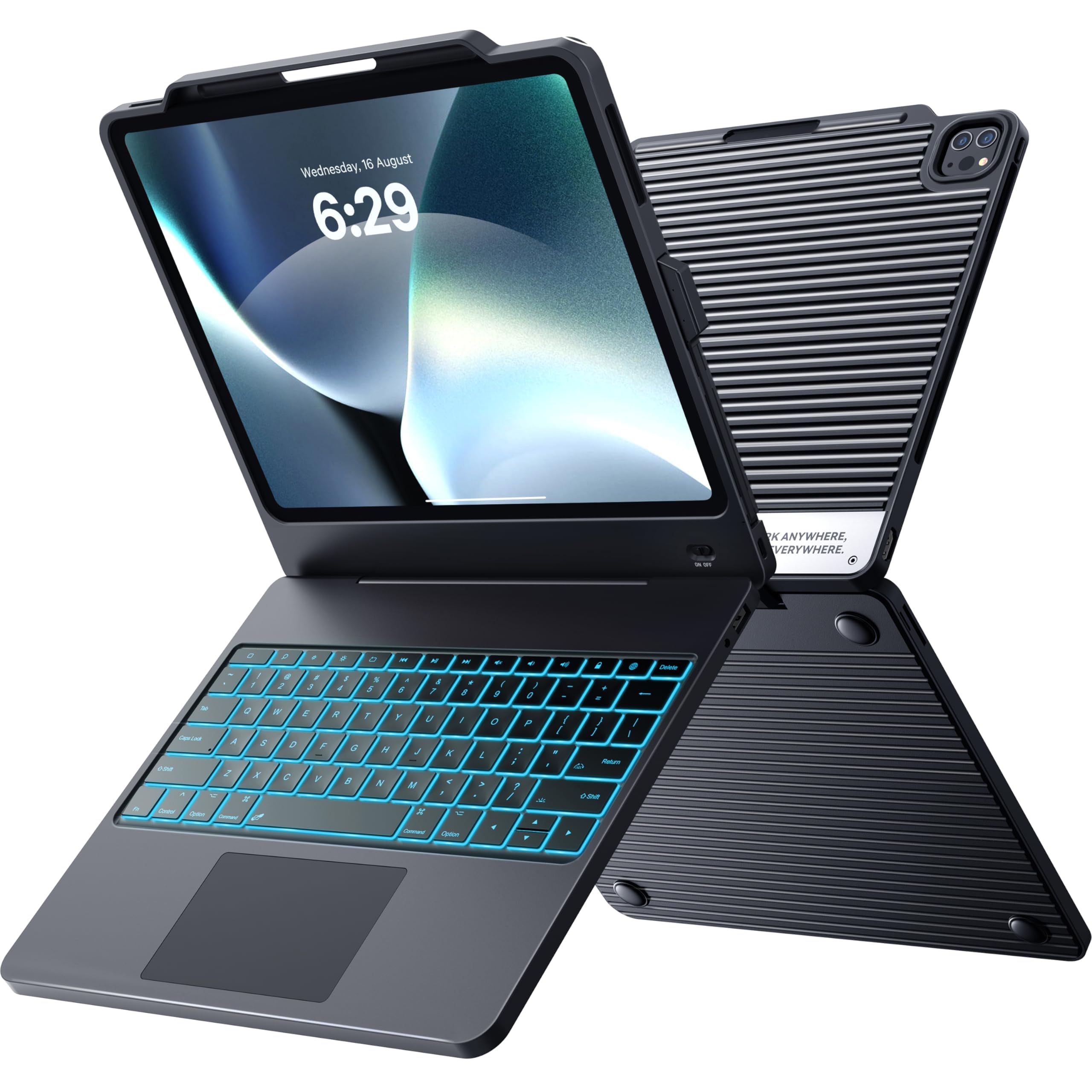 IPad Pro 11 ＋CHESONA キーボードケース＋NOMATICバッグ CHESONA Capa para iPad Air de 11 polegadas com teclado (M2, 2024