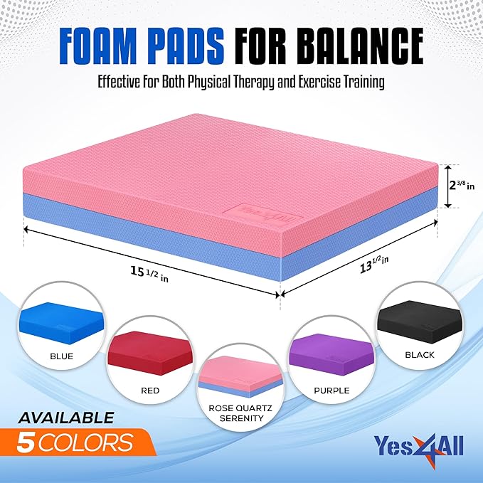 Apart from exercise, the Yes4All Foam Balance Pad can be utilized as a kneeling pad for gardening or other activities that require prolonged kneeling or sitting. Its multipurpose nature makes it a valuable addition to any home gym, offering support, comfort, and versatility for a wide range of physical activities and fitness levels. Easy to clean and store, this foam pad is a convenient and practical option for those seeking to enhance their workout experience at home.